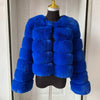 Damenmode Kunstpelzmantel superheiß Herbst Winter Damen kurze Kunstfuchsjacke flauschig hohe Qualität 7XL Damen Pelzmäntel