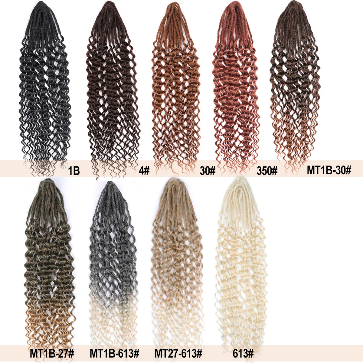 Handmade Dreadlocks Hair Extensions 24Inch Soft Crochet Dreadlock Braids Hair Synthetic Faux Locs Braids Hair For Women And Men
