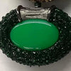 XIYUAN Oval Shaped Crystals Evening Clutch Bags Women Boutique Diamond Clutch Purses And Handbags Bridal Wedding Gem Phone Purse