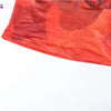 Weird Puss Tie-Dye Print 2 Piece Set Women Summer Y2K Fashion Hipster Elegant V-Neck Camisole+Maxi Skirts Matching Streetwear