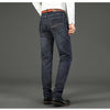 Wthinlee New Business Men's Jeans Casual Straight Stretch Fashion Classic Blue Black Work Denim Trousers Male Brand Clothing
