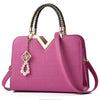 Women Handbag Patchwork Shoulder Messenger Office Work PU Leather Female Bag Ladies Luxury Fashion Elegant