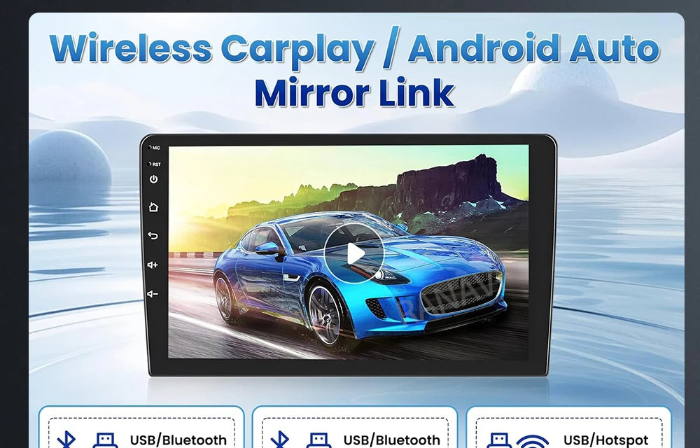 Android 14 Car Radio For Toyota RAV4 5 XA50 2018 - 2023 Multimedia Video Player Navigation GPS 2Din Carplay Auto 4G WIFI QLED BT