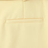 TRAFZA Women Fashion Suit Yellow V-Neck Sleeveless Belt Sngle Breasted Tops+High Waist Pocket Belt Long Skirts Female Summer Set
