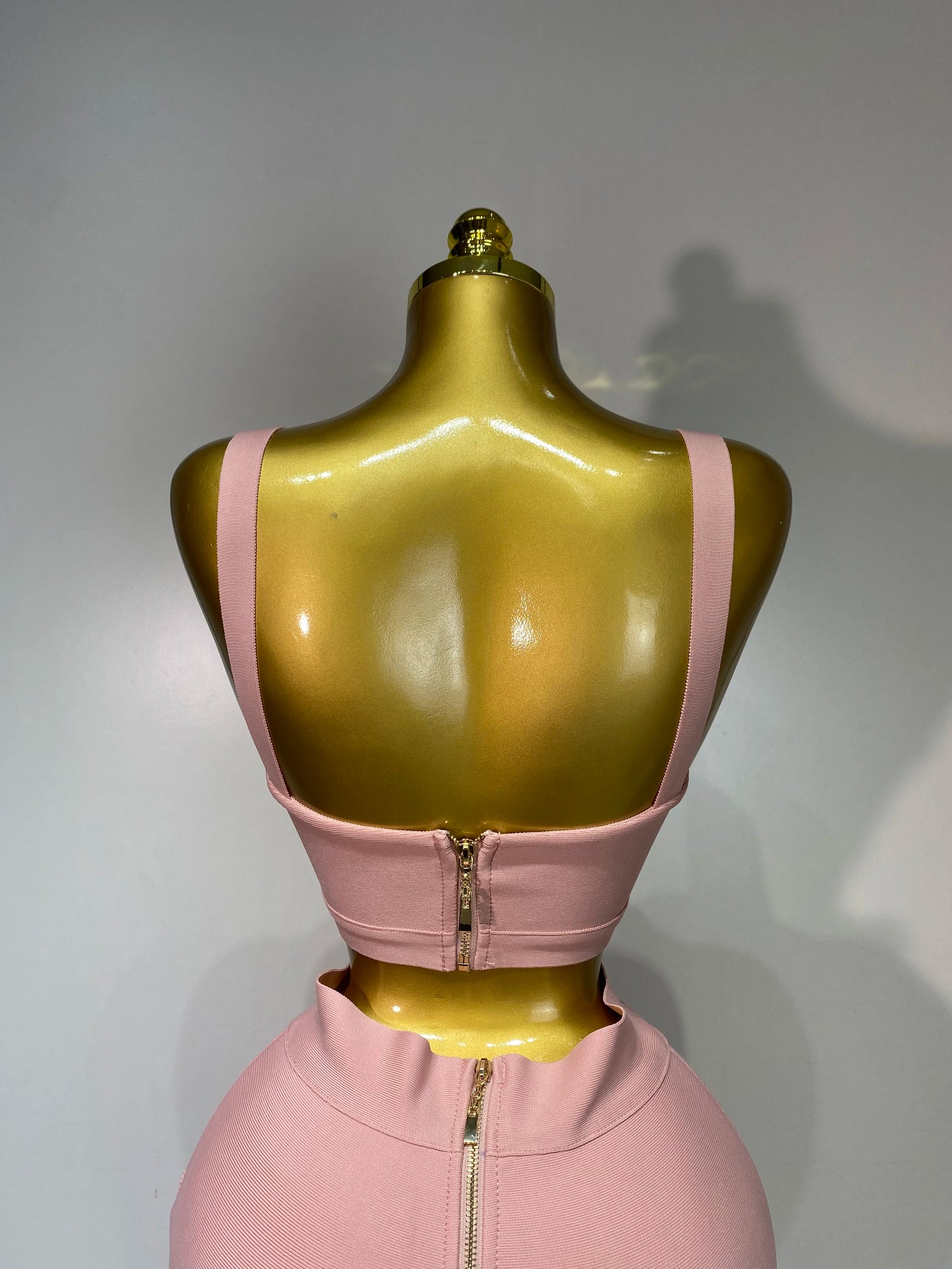 High Quality Elegant Bandage Top Pant Set Women Sexy Evening Party Nightclub Luxury Birthday High Street Fashion Two Piece Set