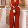 Wmstar Women's Jumpsuits One Piece Outfits Sleeveless Solid Office Lady Summer Sexy Playsuits Overalls Wholesale Dropshipping