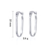 CRMYA Gold Silver Filled 16mm 14mm 12mm Flower Higgle Earring CZ Zircon Hoop Earrings For Women Girls Jewelry Wholesale