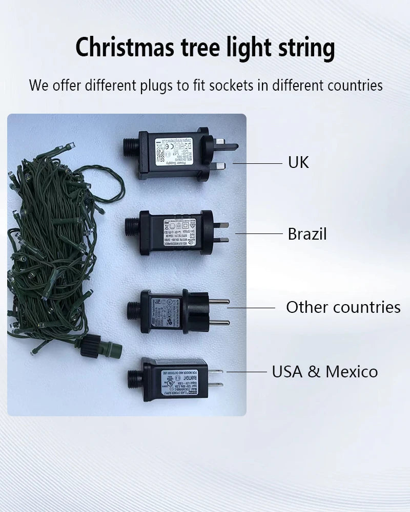 Artificial PVC Christmas Tree with Snow Pine Cones and LED Lights for  Christmas Home Decoration Christmas Tree