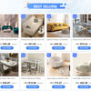 Unique Luxury Table Chairs Modern Legs Metal Design Rectangular Dining Table Space Saving Nordic Mesa De Comedor Funiture