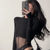 Summer Women T Shirt Girls T-Shirt Woman Clothes Long Sleeve Tops Spring Black Slim Tshirt Female Crop Top Tee Sexy Skinny Y2k