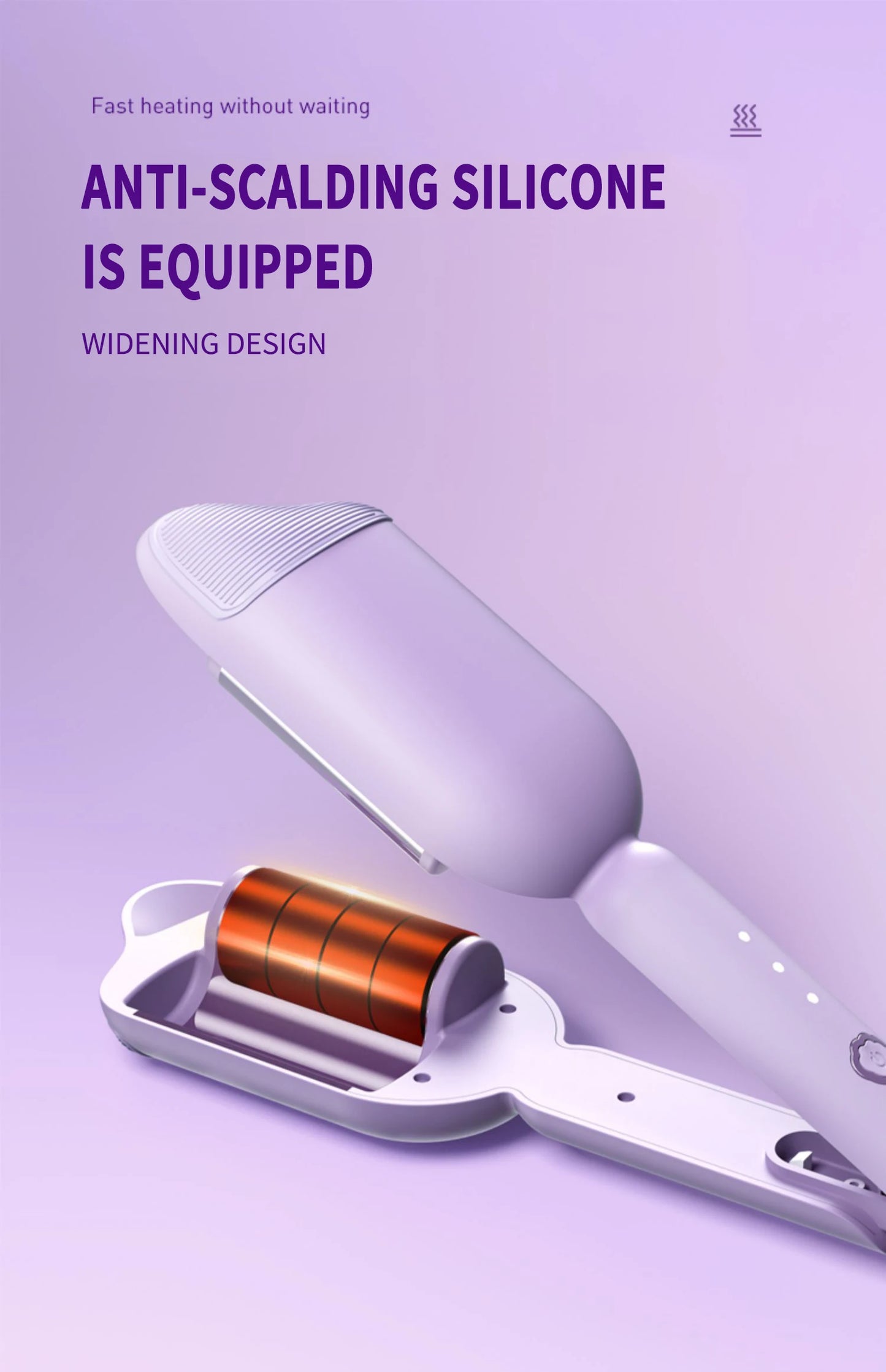 Electric Hair Curler 36mm Large Wave Styling Ceramic Hair Long Lasting Curling Iron Styling Tool Curling Wand Hair Waver