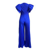 White Blue Yellow Red One-piece Short Sleeve Overalls For Women Pants Jumpsuit Wedding Evening Party Clothing Plus Size Bodysuit