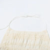 Weird Puss Mesh Backless 2 Piece Set Women Halter Lace-Up See Through Crop Tops+Loose Elegant Long Skirts Vacation Trend Outfits