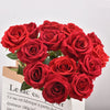 3/5/10/20pcs Roses Artificial Flowers Rose Flower Branch Artificial Red Roses Realistic Fake Rose for Wedding Home Decor