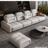 Premium Italian Genuine Leather Sectional Sofa Sets Couch Sofas with USB and Bluetooth Speaker - MANBAS Living Room Furniture