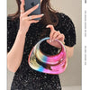 Luxury Designer Evening Clutch Clear Acrylic Women Handbags Fashion Shoulder Bag Half Moon Wedding Purses Party Tote Ladies 2025
