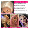 Dark Purple Bob Lace Front Wigs Human Hair Colored 13x4 Lace Frontal Short Straight Purple Bob Wig Pre Plucked with Baby Hair