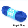 4 Pack Brazilian Wool Hair Synthetic Crochet Hair Extensions for Women African Hair Yarn for Braiding Senegalese Twist Fake Hair