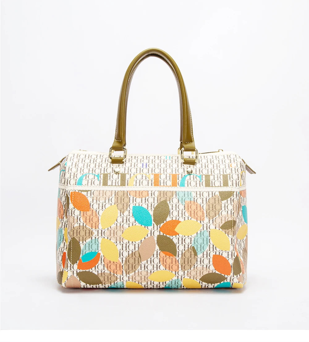 CH Fashionable and Luxury Design Spring 2024 New Women's Handbag Jacquard Colorful Women's Commuting Crossbody Bag