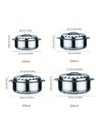4-Piece Stainless Steel Orchid Preservation Set – Double-Layer Insulated Pots, Diamond Design, Large Capacity (1L, 2L, 3L, 5L)