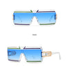Modern Luxurious Sunglasses for Men Women Square Gradient Designer Unisex Brand Glasses Glamour Fashion Shades UV400