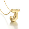 Greatera Gold Color Chunky Balloon Bubble Initial Letter Pendant Choker Necklaces for Women Custom Personalized Jewelry
