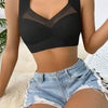 2PCS Women Lace Sport Bras Plus Size Seamless Bra Bralette Backless Lady Brassiere Vest Female Gather Shock-Proof Wireless L-5XL
