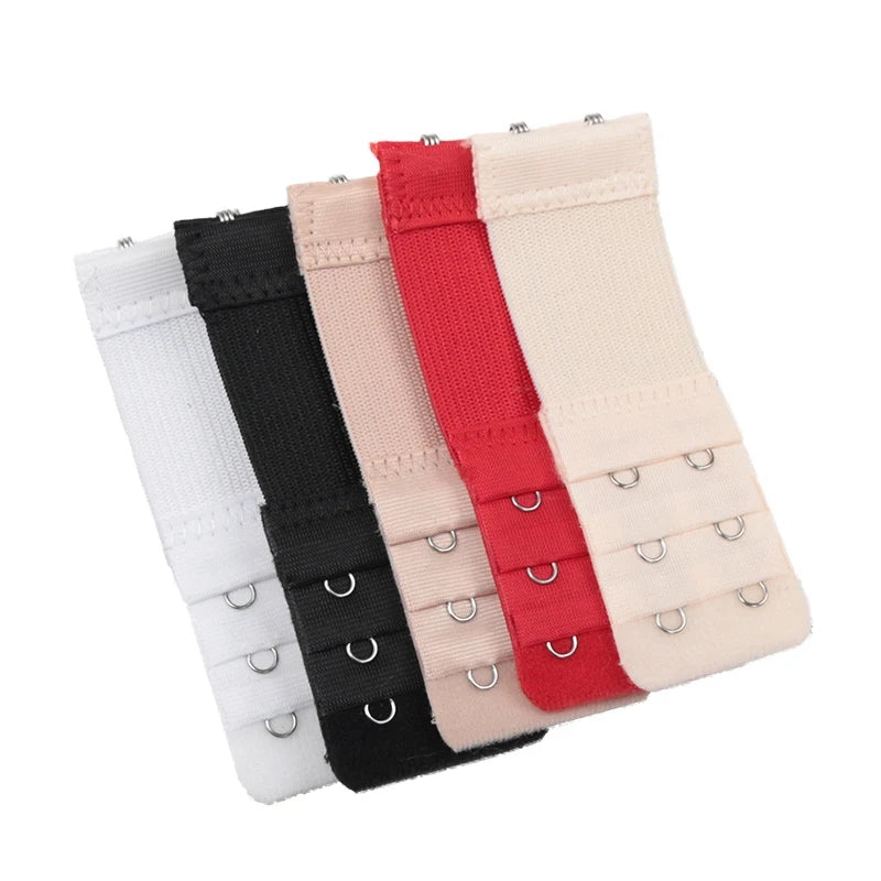 5Pcs/set 2 Hook Bra Extender for Women's Elastic Bra Extension Strap Hook Clip Expander Adjustable Buckle Intimates Accessories