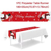 Christmas Table Runner Merry Christmas Decoration for Home Table 2024 Xmas Ornament Navidad Notal Noel Happy New Year Gifts 2025