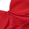 Fashion Halter A-line Deep V Off Shoulder Backless Birthday Women Red Mini Dress Sleeveless Ruched Princess Party Bodycon Robe