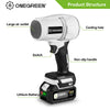 ONEGREEN 2000W Electric Brushless Turbo Fan Blowers Cordless 150000RPM Air Blower Violent Power Tools for Makita 18V Battery