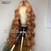 13X6 Ginger Blonde Lace Front Human Hair Wigs Red Burgundy 13x4 Body Wave Transparent HD Lace Frontal Wig Brown Lace Front Wig