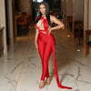 Joskaa Sexy Hollow Bandage Irregular Jumpsuit Women Summer Sleeveless Backless Ribbon Skinny Rompers 2025 Midnight Clubwear