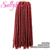 Sallyhair Synthetic Faux Locs 14inch 70g/pack Crochet Braiding Hair Extensions Afro Hairstyles Soft Dreadlock Crochet Braids