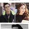 NEW Double Bridge Square Anti-blue Light Glasses Women Men Vintage Transparent Computer Glasses Oversize Frame Eyeglasses