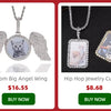45mm Hip Hop Iced Out DIY Photo CZ Pendant Custom Picture Pendant Necklace Personalized Women Men Rapper Jewelry For Him Her