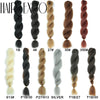 26Inch Vixen Crochet Bulk Hair Synthetic Jumbo Braids Fluffy Yaki Straight Crochet Hair Afro Kinky Curly Braiding Hair Extension