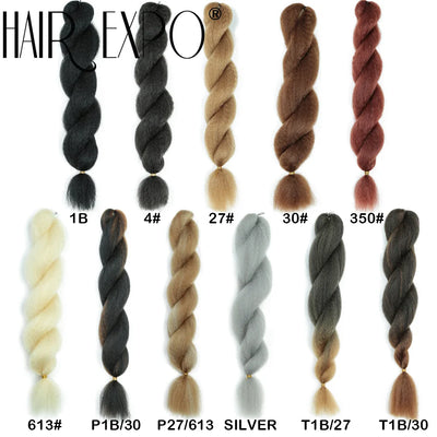 26Inch Vixen Crochet Bulk Hair Synthetic Jumbo Braids Fluffy Yaki Straight Crochet Hair Afro Kinky Curly Braiding Hair Extension