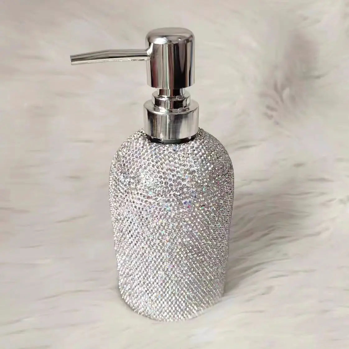 500ml plastic dispenser empty bottle diamond-encrusted Hotel Bathroom Conditioner Shampoo Body wash press lotion bottle