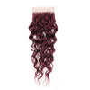 HairUGo Brazilian 99J 4x4 Straight Hair Closure 4*4 Lace Closure 10''-20'' 100% Human Hair Lace Closure With Baby Hair Remy Hair