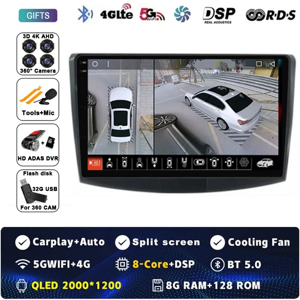 Android 14 For Volkswagen VW Passat B6 B7 CC 2007-2016 Carplay Radio Multimedia Player Auto Car Radio WIFI 4G GPS DSP48EQ 2din