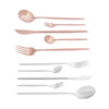 24Pcs/90Pcs Flatware Set Stainless Steel Silverware Utensil Kitchen Tableware Forks Knives Spoons Cutlery for Home Restaurant