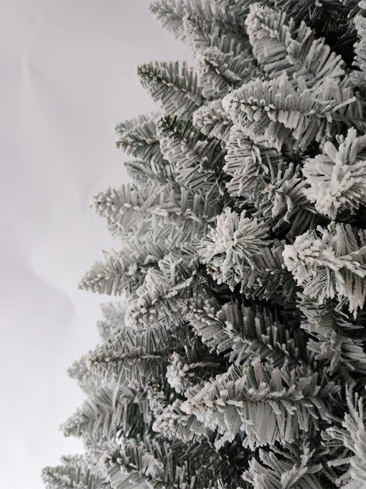 Artificial PVC Christmas Tree with Snow Pine Cones and LED Lights for  Christmas Home Decoration Christmas Tree