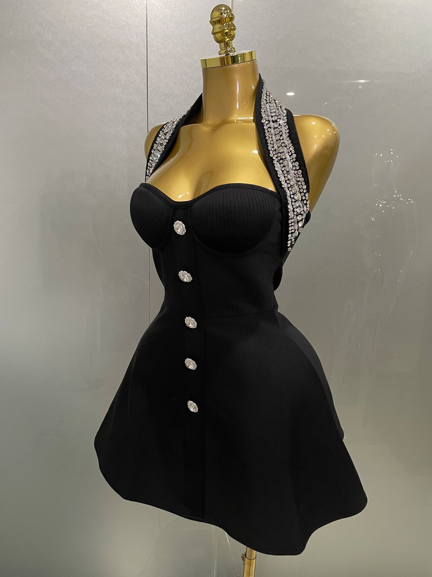 2025 Women Black Sexy Off the Shoulder Shinning Crystal Bodycon Bandage Long Dress Gloves Elegance Celebrate Evening Party Dress