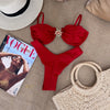 Push Up Bikinis 2025 Sexy Women Swimsuit Swimwear Female High Waist Bikini Set Biquini Bathing Suit Swimming Suits Beachwear