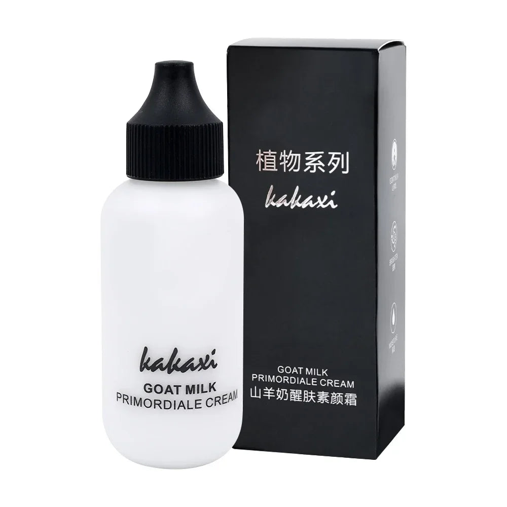 50ml Goat Milk Liquid Foundation Cream Waterproof Oil-control Cover Acne Base Cream Makeup Moisturize Matte Concealer Cosmetic