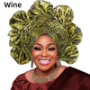 Already Made Turban Cap for Women Nigerian Wedding Headpiece African Auto Gele Headtie Aso Oke Headgear Bonnet Head Wrap Hijab