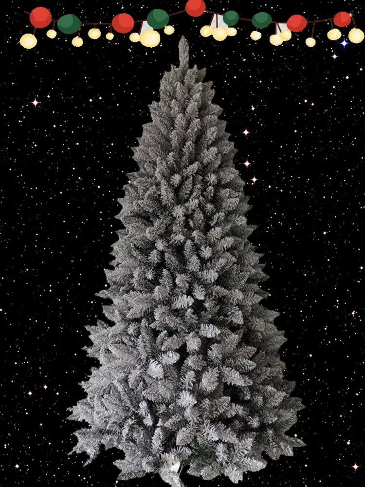 Artificial PVC Christmas Tree with Snow Pine Cones and LED Lights for  Christmas Home Decoration Christmas Tree