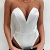 Jumpsuit Women Short Bodysuit smooth monkeys Lingerie Elegant Party overalls luxury Sexy Evening Dresses open back Off Shoulder