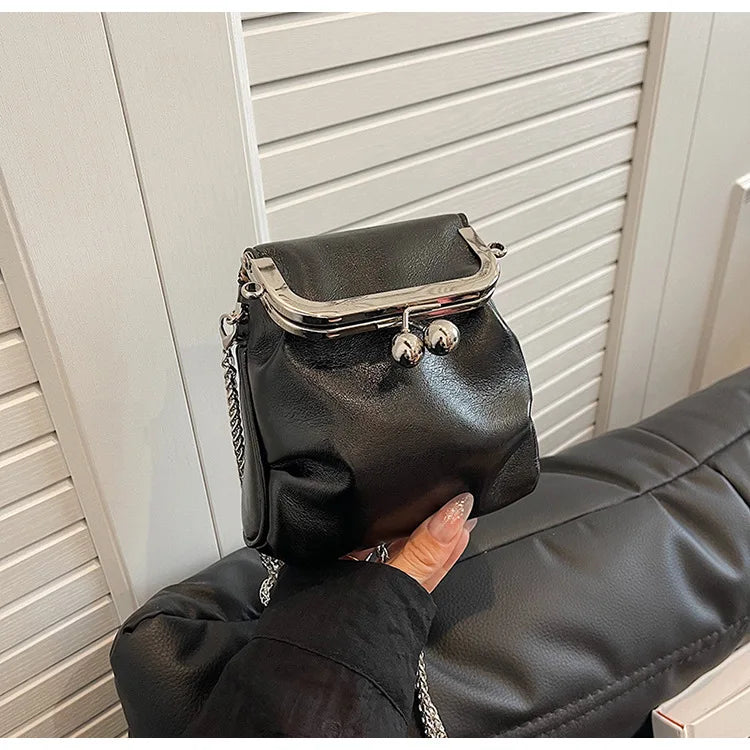 Trendy Korean Fashion Mini Square Bag Vintage Streetwear Elegant Crossbody Bags Casual Y2k Aesthetic Shoulder Handbags for Women